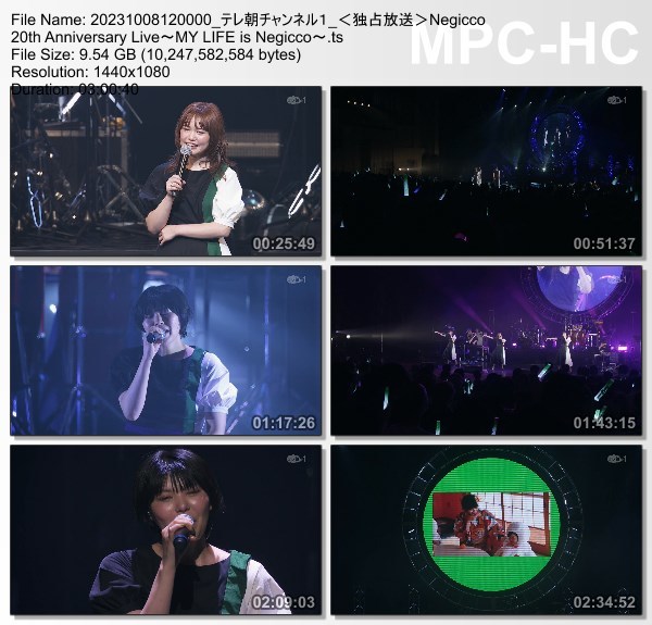 [TV-Variety] Negicco 20th Anniversary Live ~MY LIFE is Negicco~ (TeleAsa Ch1 2023.10.08)
