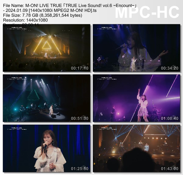 [TV-Variety] TRUE (唐沢美帆) – TRUE Live Sound! vol.6 ～Encount～(M-ON! 2024.01.09)