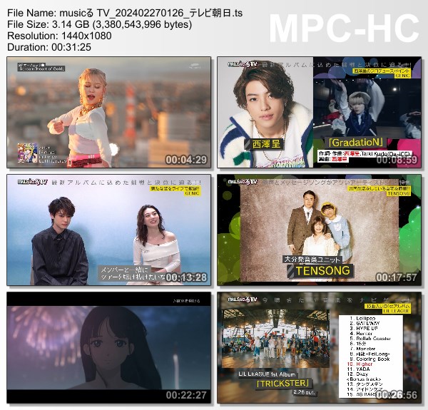 [TV-Variety] musicる TV – 2024.02.26