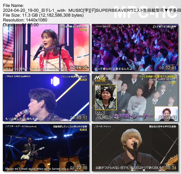 [TV-Variety] with MUSIC – 2024.04.20