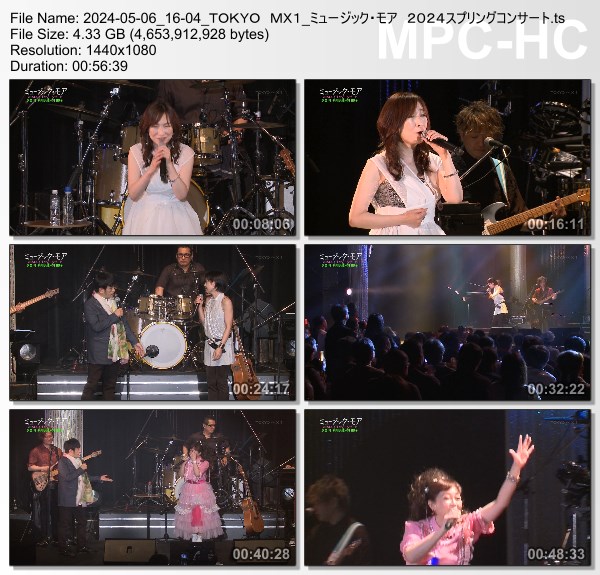 [TV-Variety] ミュージック・モア 2024スプリングコンサート (TOKYO MX 2024.05.06)