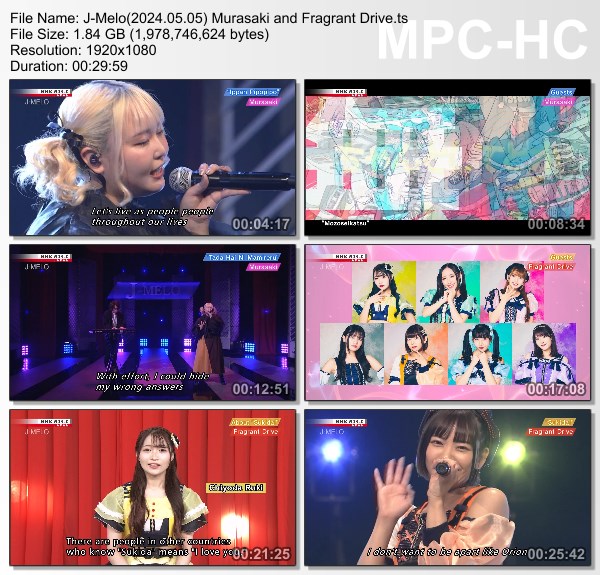 [TV-Variety] J-MELO – 2024.05.05 Murasaki and Fragrant Drive